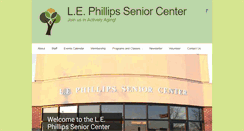 Desktop Screenshot of lephillipsseniorcenter.com